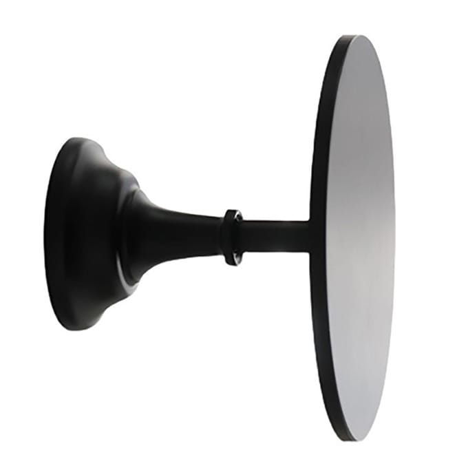 Round Cake Stand Rust Prevention Metal Tall Cake Rack Cupcake Stand for Anniversaries Parties M M black