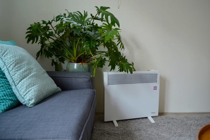 Durensa®- Tesy - convector - elektrische verwarming - 2000 W - met voetsteunen