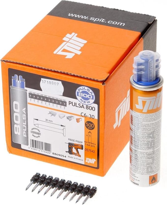 Spit Pulsa nagels C 6/30 VE=500+Gas - 057542