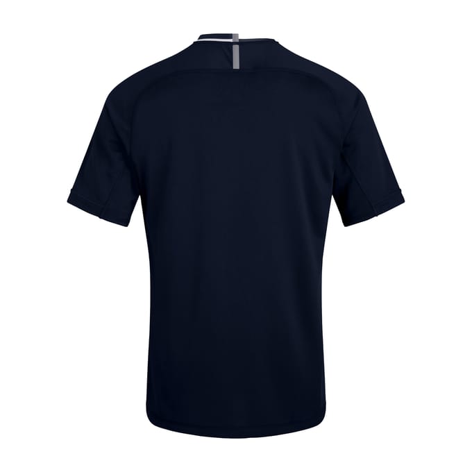 Canterbury Heren Evader Gestreepte Vapodri Shirt (Navy)