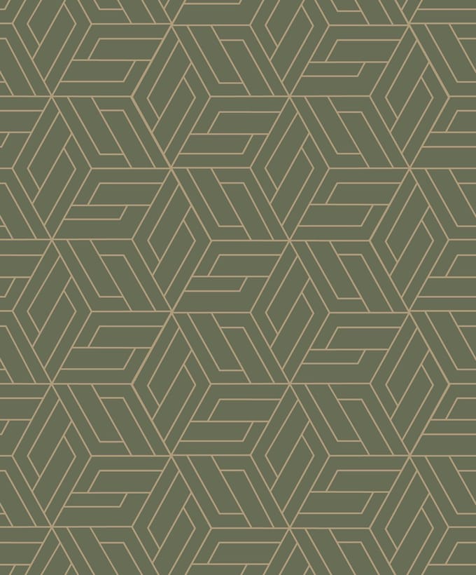 DUTCH - WALLCOVERINGS - Behang - Cobra - Groen