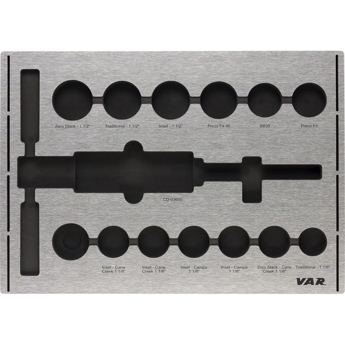 Mousse opberg voor gereedschap CD 03600 voorgestanst Var
