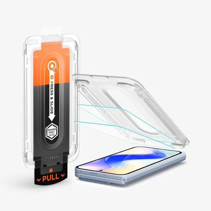 Spigen Screen Protector Geschikt voor Google Pixel 10 Pro Fold - GLAS.tR EZ Fit Pro - 9H Tempered Glass - Case Friendly - Gemakkelijke Installatie - 2-Pack
