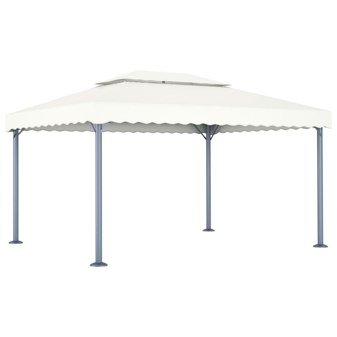 vidaXL - Prieel - 400x300 - cm - aluminium - crème