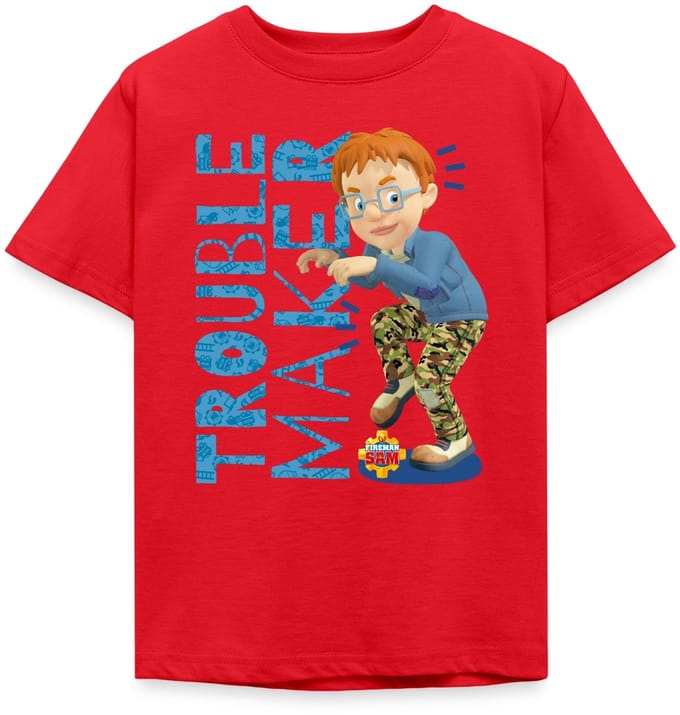 Brandweerman Sam™ Onruststoker Norman Price T-Shirt Kinderen