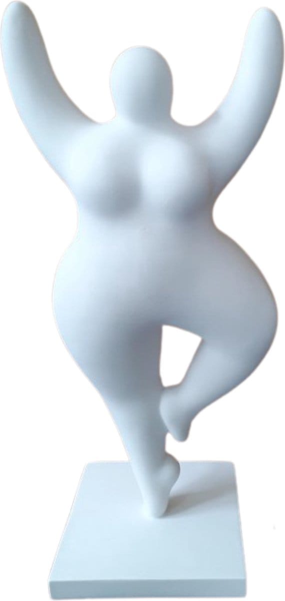 Polystone dikke dames beeldje | 20 cm | Zelf schilderen | DIY| Creatieve middag | Nana's | Dolly's