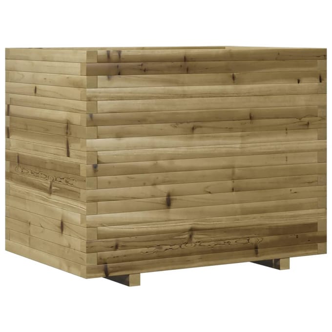 vidaXL - Plantenbak - 90x60x72,5 - cm - geïmpregneerd - grenenhout
