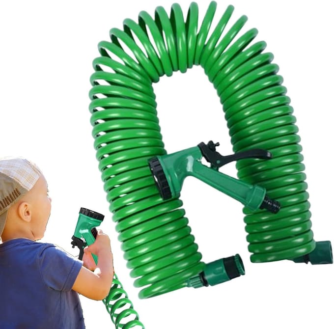 Flexibele Tuinslang - Uitbreidbare Waterslang - Tuin Bewateren - 5 Sproei Modi - 10 Meter - Groen