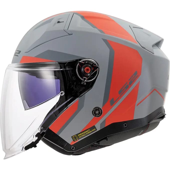 Jet motorhelm LS2 OF603 Infinity II Focus