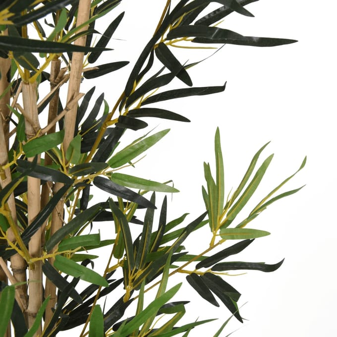 vidaXL Kunstplant bamboe 828 bladeren 150 cm groen