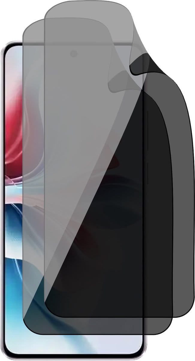 Privacy Screenprotector geschikt voor Oppo Reno 11F - 2x FlexGuard Screen Protector