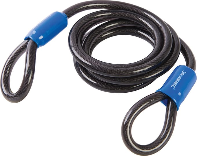 Stalen beveiligingskabel 1,8 m x 10 mm
