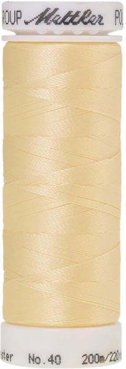 AMANN POLYSHEEN NAAI-BORDUURGAREN, COL-0660 GEEL, 200M, PER STUK.