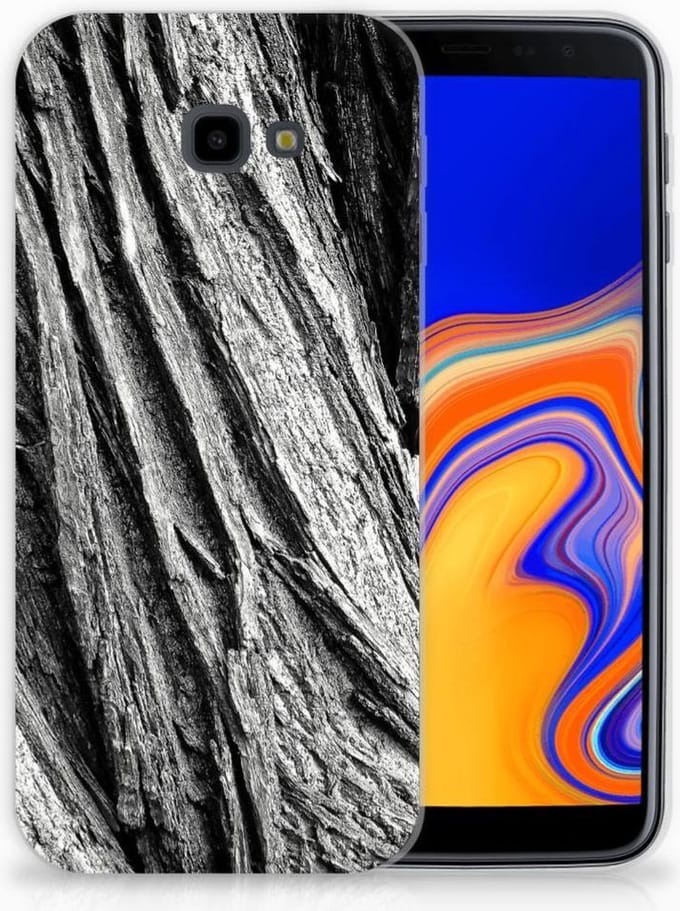 Bumper Hoesje Samsung Galaxy J4 Plus (2018) Boomschors Grijs