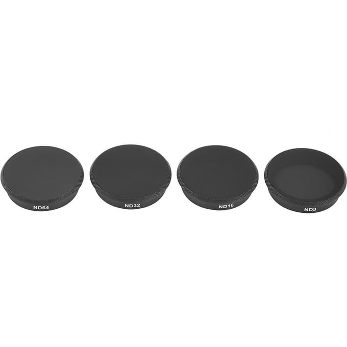 JUNESTAR ND8 ND16 ND32 ND64 Lensfilter Polarisator 4 in 1 Set voor OSMO ACTION Actiecamera white