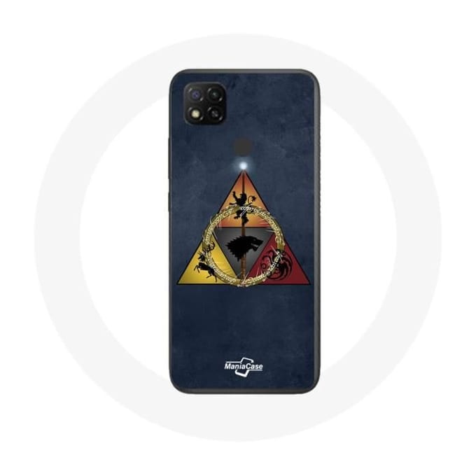 Coque de protection - Xiaomi - Redmi 9C - Game of Thrones - Logo Baratheon - Souple - Bleu