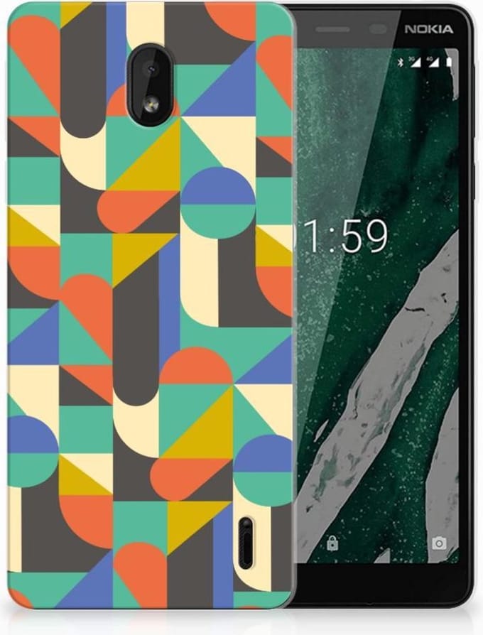 Nokia 1 Plus TPU bumper Funky Retro