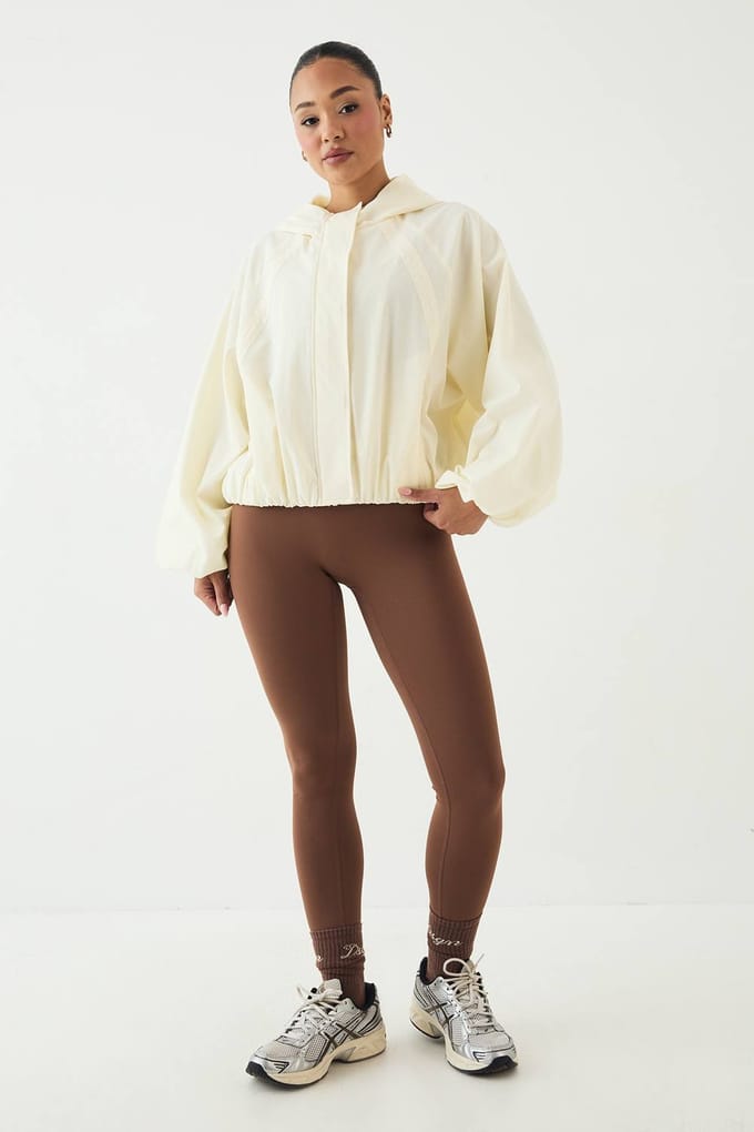 Dames Dsgn Studio Ballon Zoom Doorritsjack | Cream | Maat: XL