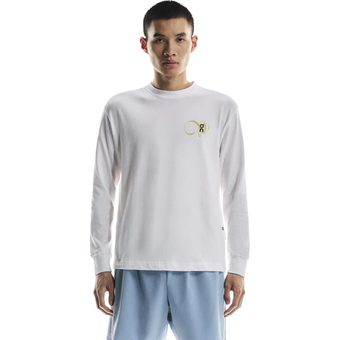 On Club Lg-t Graphic 1 White Maat: L | Longsleeves Outlet | Heren | Wit