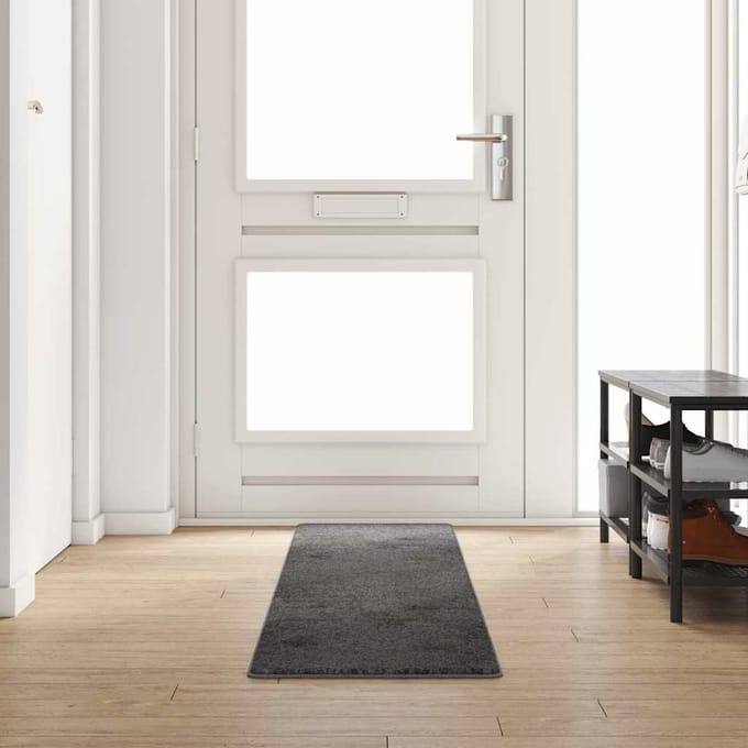 vidaXL Tapijt Loper Grijs 50 x 300 cm 100% Polypropylene Tuft