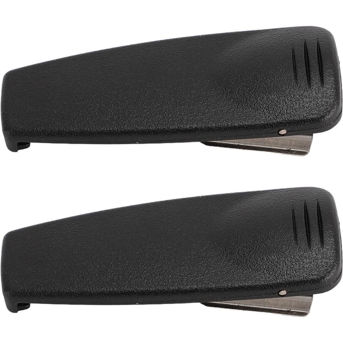 Lot de 2 clips de ceinture de rechange pour interphone Harris pour Ma‑Com pour Ericsson P7300 P5300 7100P gray