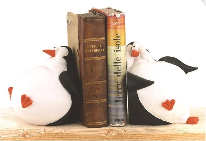 Paolo - Chiari - Boekensteunen - Pinguin - Italiaans - Design