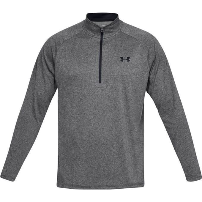Under Armour Heren-Tech T-Shirt (Koolstof Heather/Zwart)