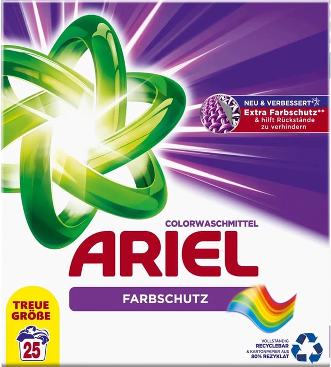 Ariel - Wasmiddel - Waspoeder - Color - 25wb/1625g