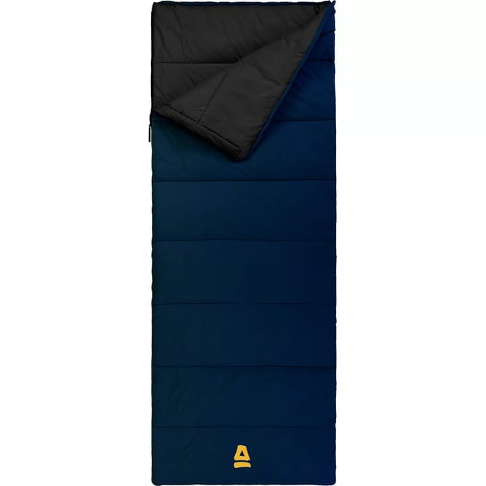 Abbey Camp Slaapzak - Katoen - Dekenmodel - Blauw - 210 x 80 cm