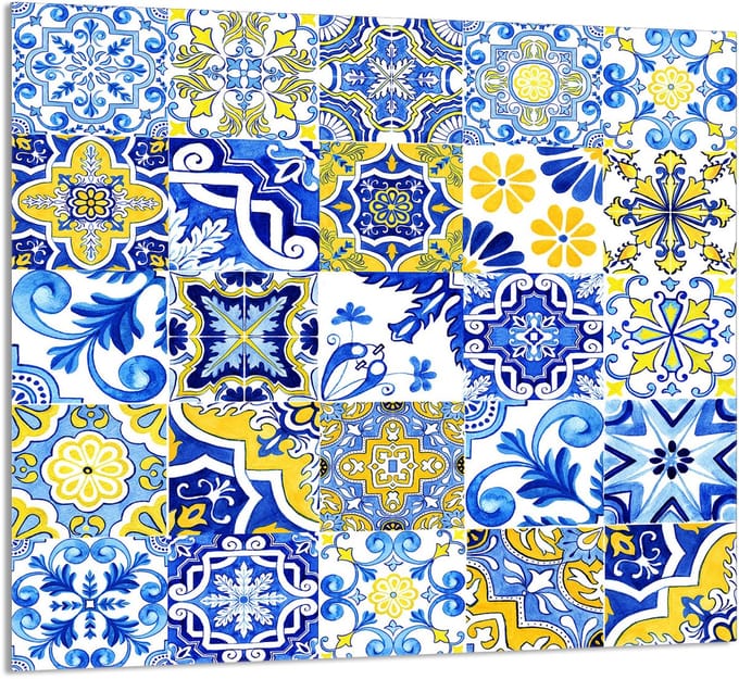 TMK ArtDeko - Keuken Glaspaneel - 65x60 cm - Mozaïek