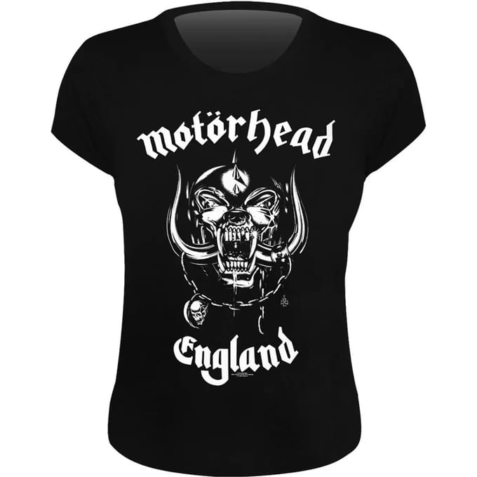 Motorhead - England Dames T-shirt - S - Zwart