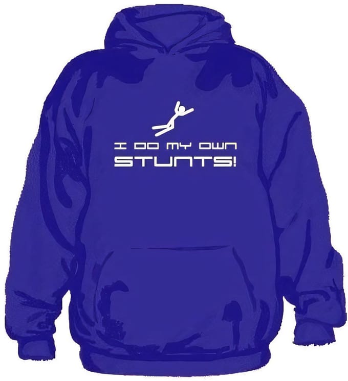 Hybris I Do My Own Stunts-hoodie SH-3-10145-H3-15