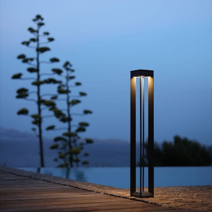 Les Jardins LED lamp op zonne-energie Borne met sensor, 90 cm