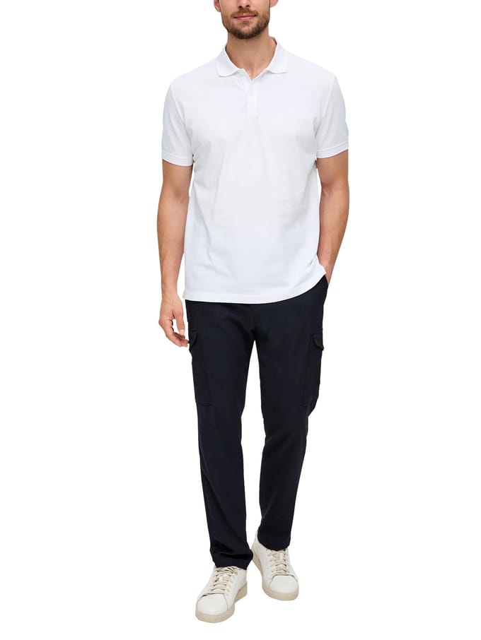 regular fit poloshirt van puur katoen