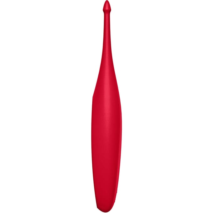 Satisfyer, oplegvibrator, tip vibrator, 'Twirling Fun', 17,5 cm, waterdicht, oplaadbaar, lichaamsvriendelijke siliconen