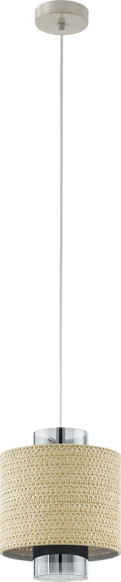EGLO Mediouna - Hanglamp - E27 - Ø 23 cm - Beige