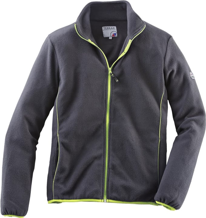 Terrax Workwear Fleecejas Beruf Zwart/Limette