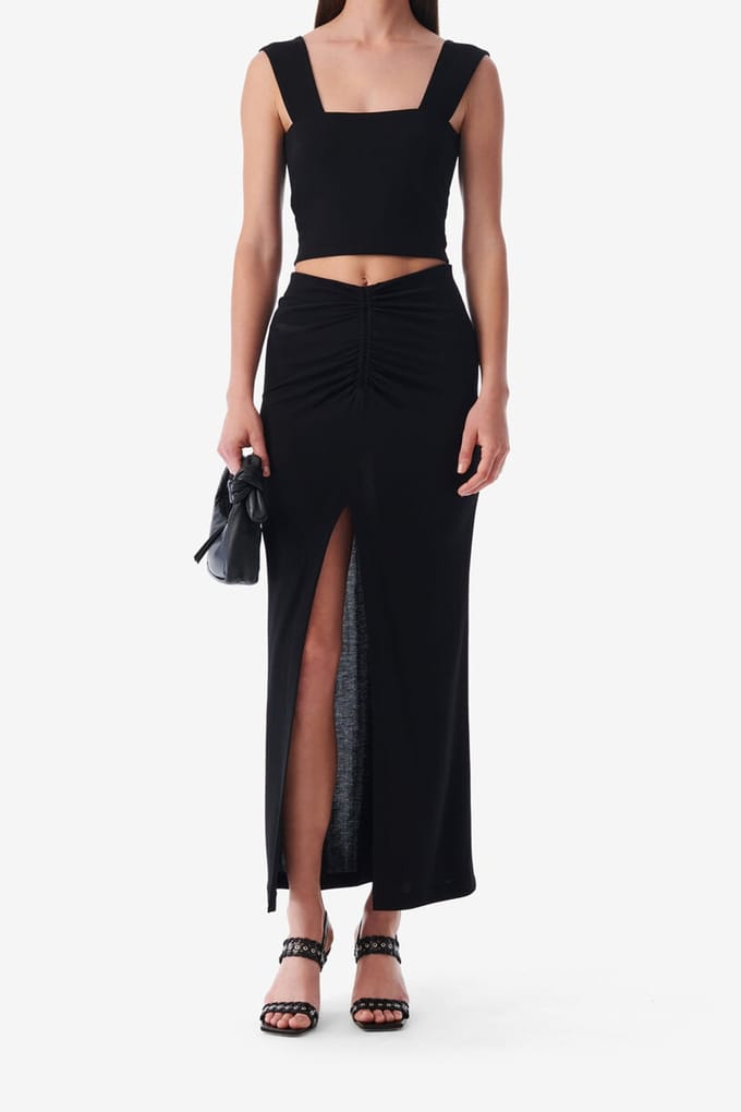 IRO Paris Rokaya Skirt Black Größe: L | Maxiröcke Outlet | Damen | Schwarz