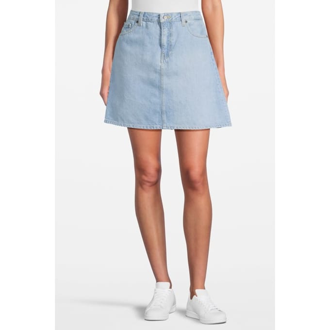 Mud Jeans Audry Mini Skirt Sun Stone Größe: M | Jeansröcke Outlet | Damen