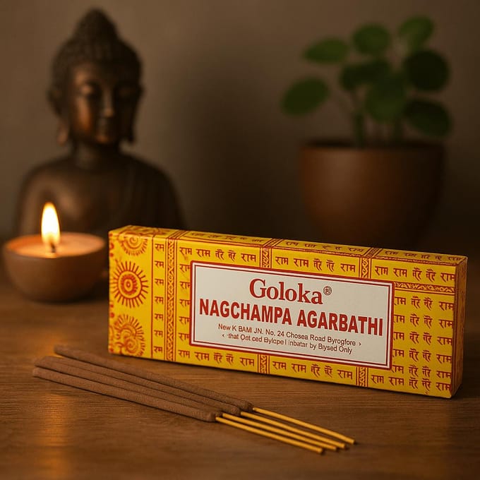 Goloka Nagchampa wierookstokjes 16g