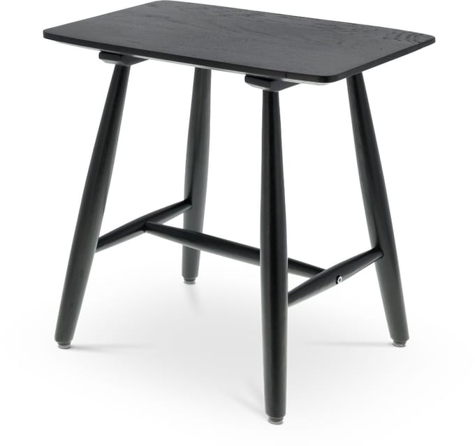 Villa Collection Bast Kruk 46,5 x 28 x 45 cm Zwart