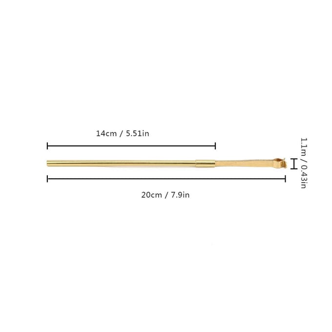 Pince de violon Outil de luthier Accessoires d'instrument de musique Laiton Or Durable pour l'âme beige