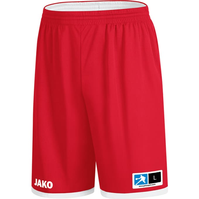 Jako Change 2.0 Reversible Short Heren - Wit / Rood | Maat: L