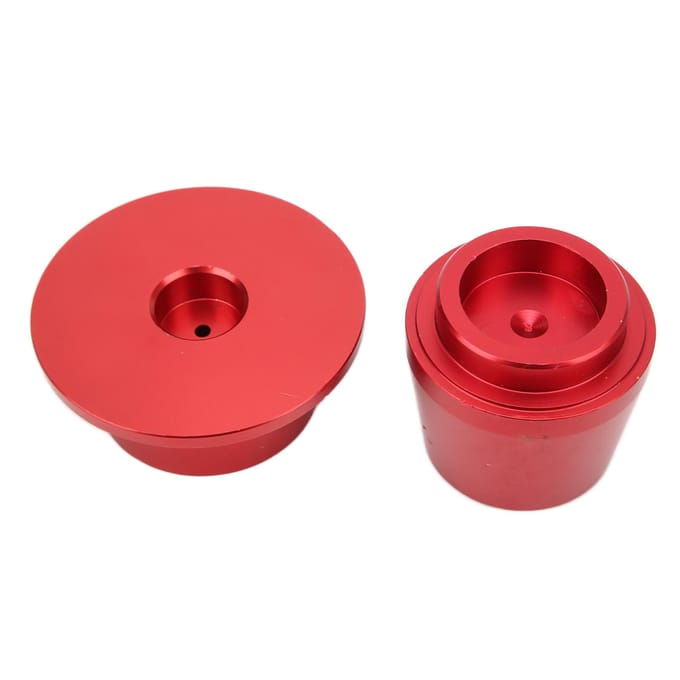 2PCS Outil d'Alignement Couvercle de Vilebrequin Avant Acier Rouge 2357900 Remplacement pour Série 2 red