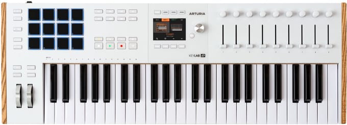 Arturia KeyLab 49 Mk3 - MIDI Controller - 49 toetsen - Wit - Aftertouch