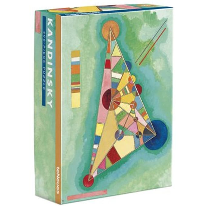 Variegation In The Triangle By Vasily Kandinsky 500-Piece Puzzle - Jigsaw Puzzle - Kandinsky