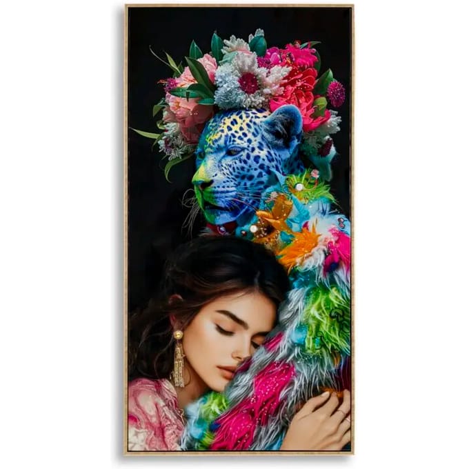 Muurdecoratie schilderij op canvas met lijst Mauro Ferretti Laccato Moira B