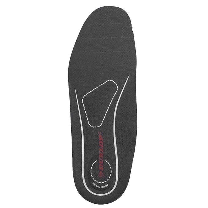 Dunlop Volwassenen Unisex Premium Insoles (Zwart)