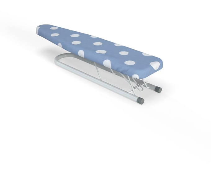 D&L Mouwplank met Overtrek 51 x 12cm - Blauw Wit Bol