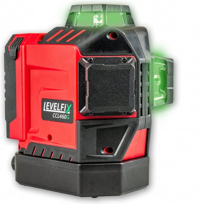 Levelfix CCL460G 3D Cone / Kruislijnlaser 3x360° set - Groen - 40m